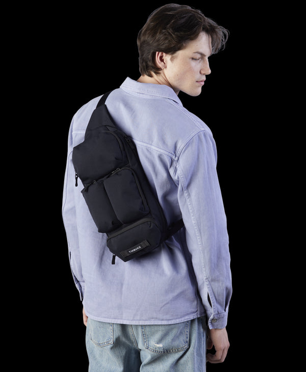 Flight Crossbody Sling Bag - Jet Black